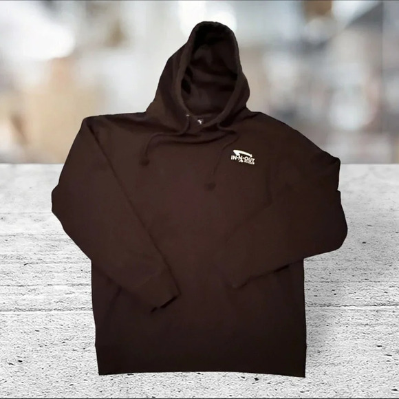 In N Out Burger Classic Black‎ Unisex Long Sleeve Pullover Hoodie Size Medium - Picture 1 of 6